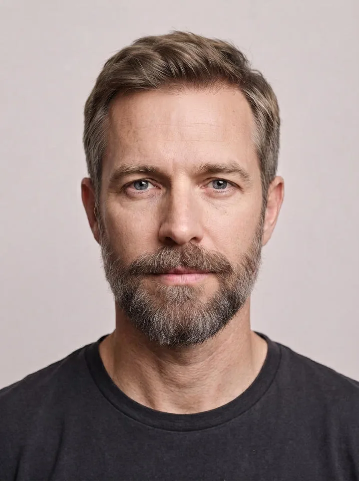 Portrait after full beard effect in Miraz