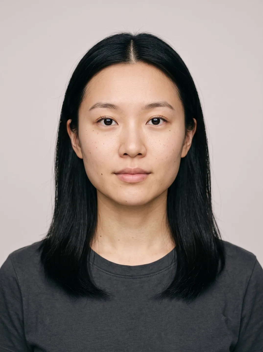 Portrait before adding bangs