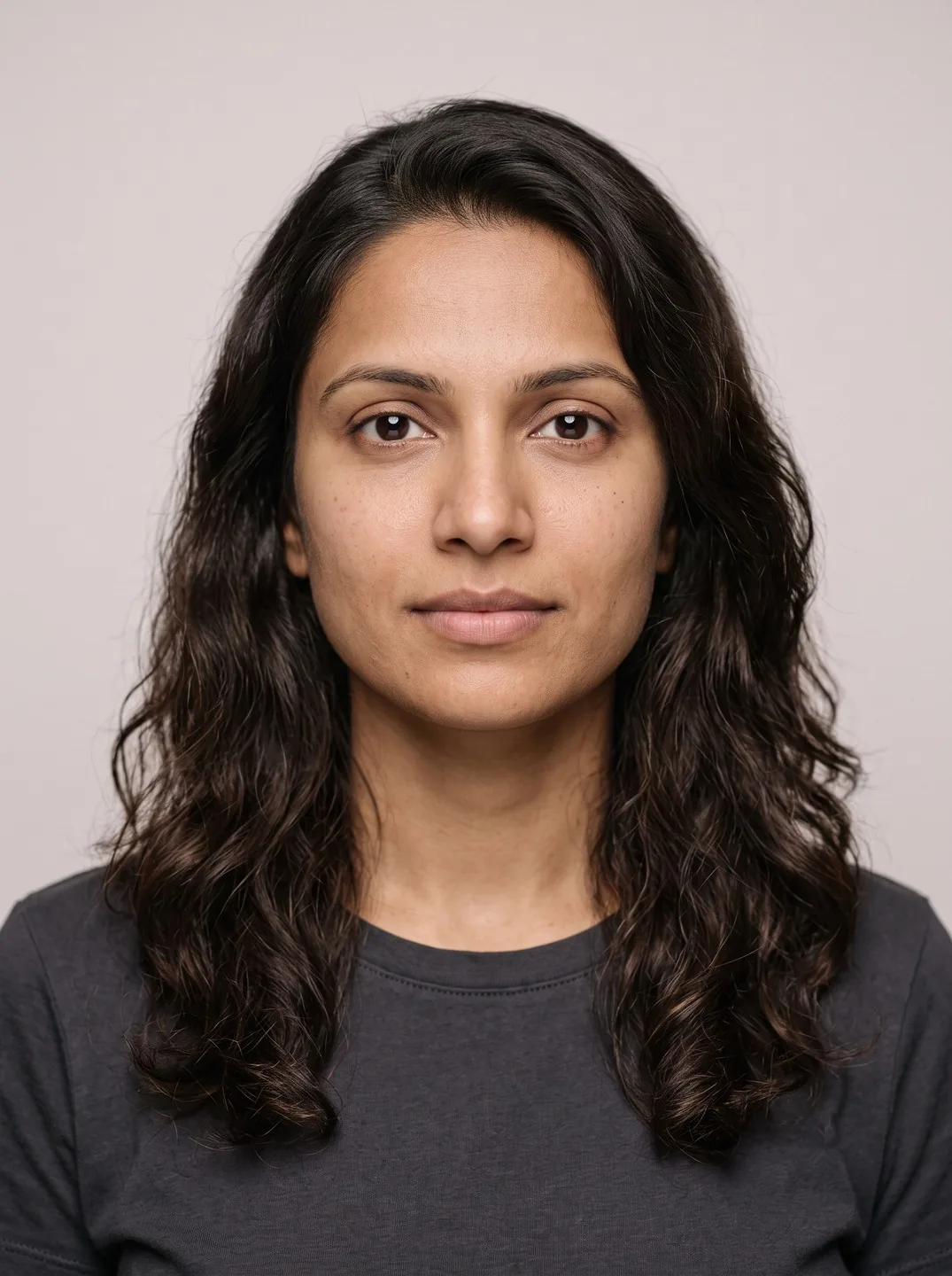 Portrait before makeup effect